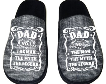 The man the myth the legend slippers Clearance