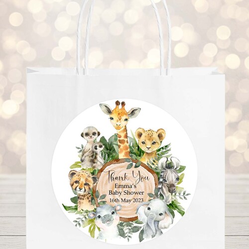 Personalised Baby Shower Gift Bag Bridal Shower Party Bag Etsy