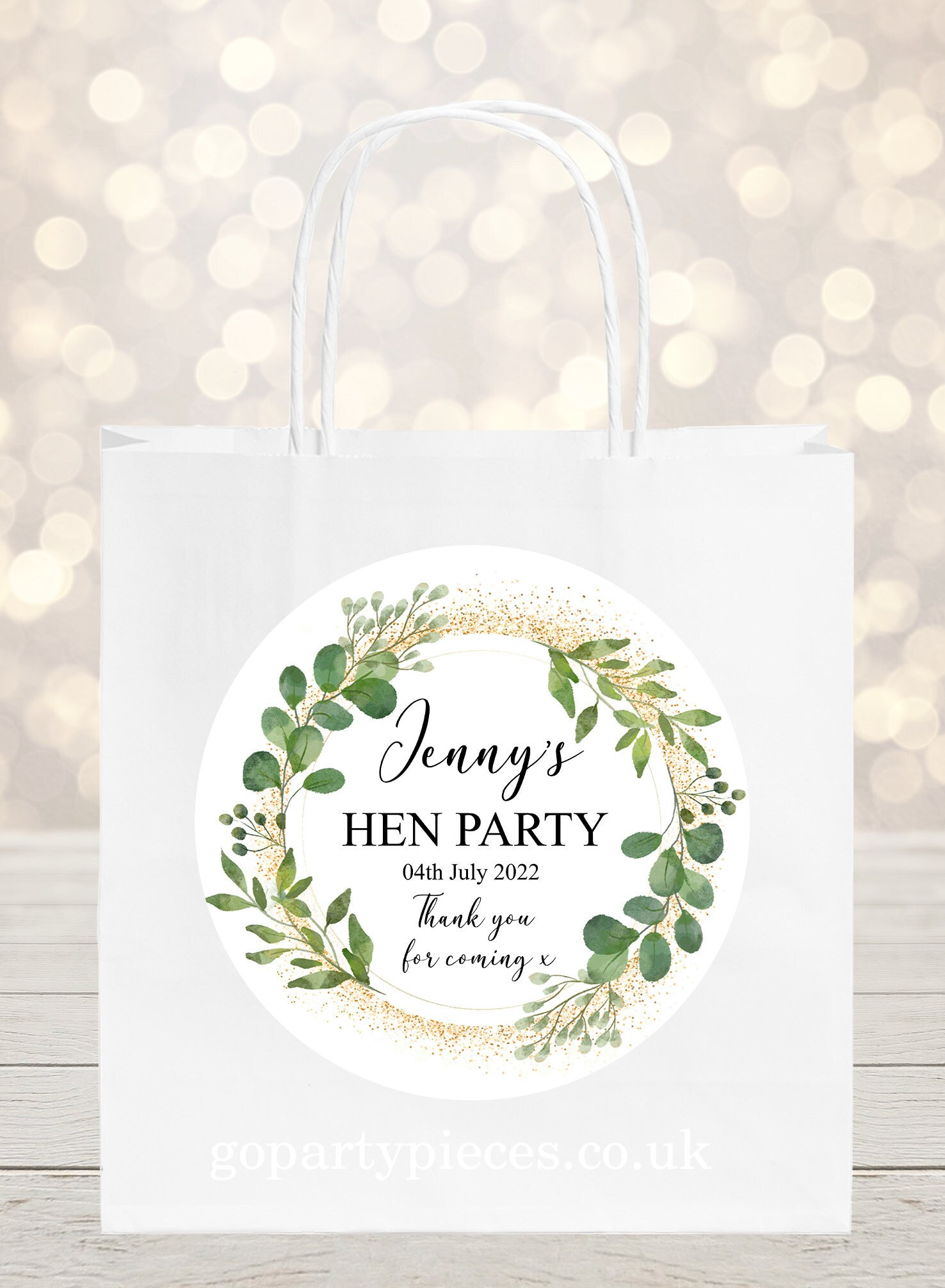 Hen on sale party bags