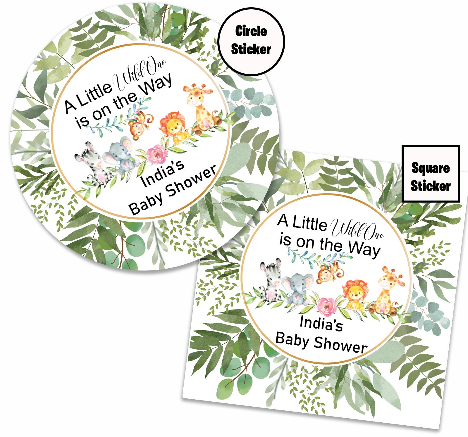 Personalised Baby Stickers Birthday - Etsy