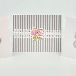 3 biglietti d'auguri digitali vuoti per il tea party delle rose di Londra, francesi, parigini, shabby chic, per la sposa, il baby shower, il compleanno di Alice nel paese delle meraviglie