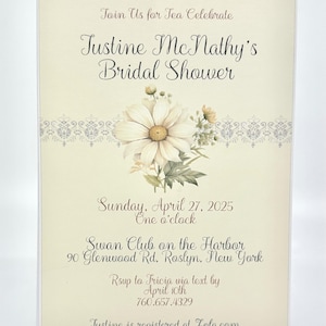 Smiling Daisy Tea Party Ensemble by The Paper Fascinator for Bridal Baby Showers Birthdays Wedding Special Corporate Event Planning