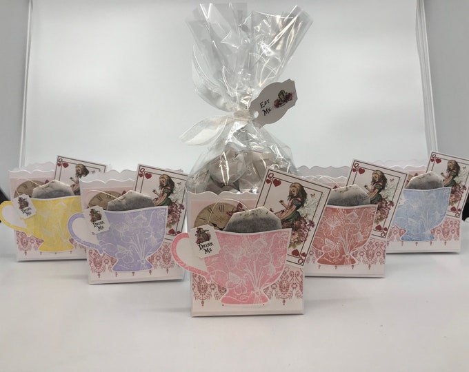 Alice in Wonderland Pink Tea Party Favor to Stuff With Edibles - Etsy