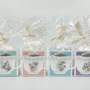 Summer Meadow You are My Cup of Tea Beau-tea-ful Party Gastgeschenke Papier Fascinator für Hochzeit Braut Baby Shower Geburtstag