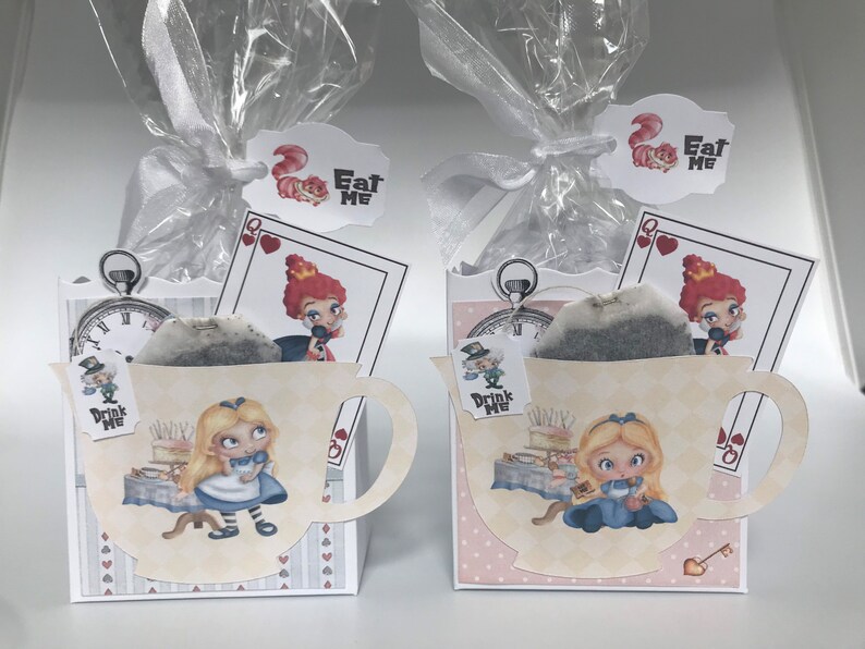 Curious Alice in Wonderland Tea Party Favors - Sitting - Etsy
