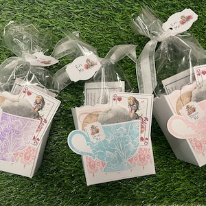 Alice in Wonderland Tea Party Favors Gift Box & Bag - 100 Fill My ...