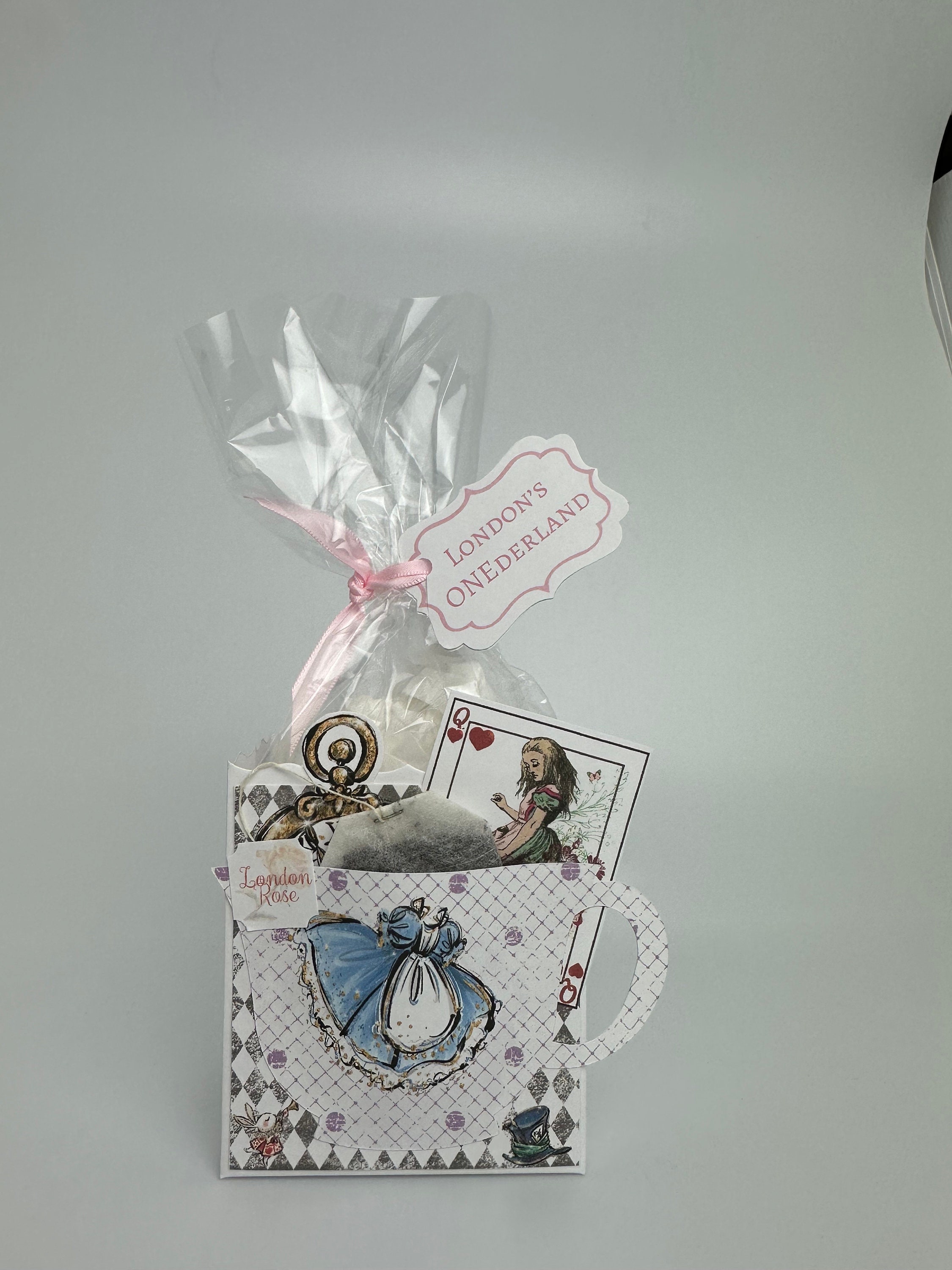 Alice in Wonderland Tea Party Favor Set of 3 Shabby Chic Polka Dots - Etsy