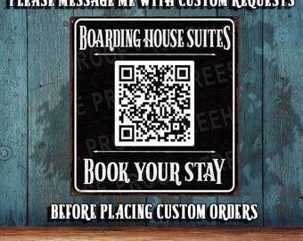 CUSTOM QR Code Sign - AL-1212-THC6911 Chrissy_Boarding_House_7_16_26