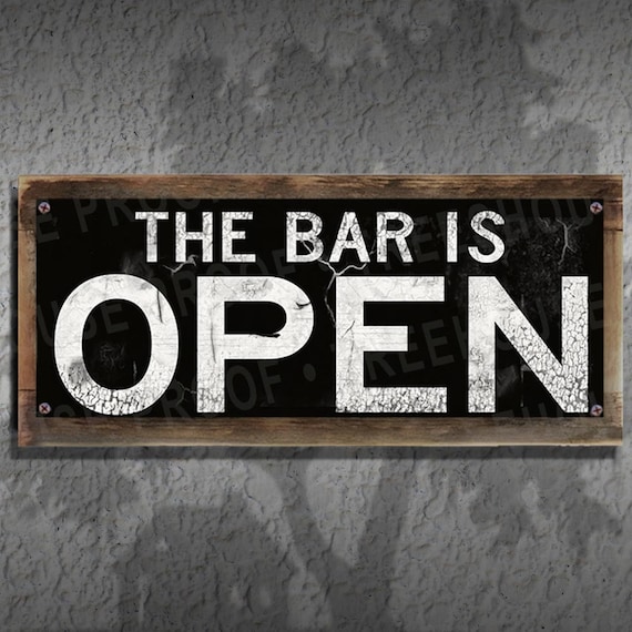 アンティーク　[this bar open] 看板 アメリカン クラシック LED Sign OPEN 電飾看板 オープン