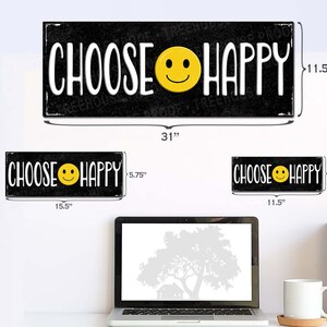 Rustic Smiley Face Choose Happy Smiley Face Emoji Rustic Looking Aluminum - Etsy