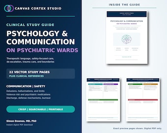 Psychology & Communication on Psychiatric Wards PDF -  De-Escalation and Trauma Care