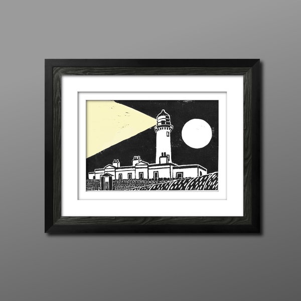 Mull of Galloway Lighthouse - Signed Unframed A4 Print