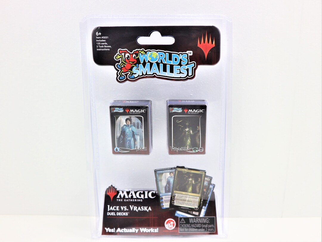 Magic the Gathering World's Smallest Duel Deck Playing Cards Jace Vs
