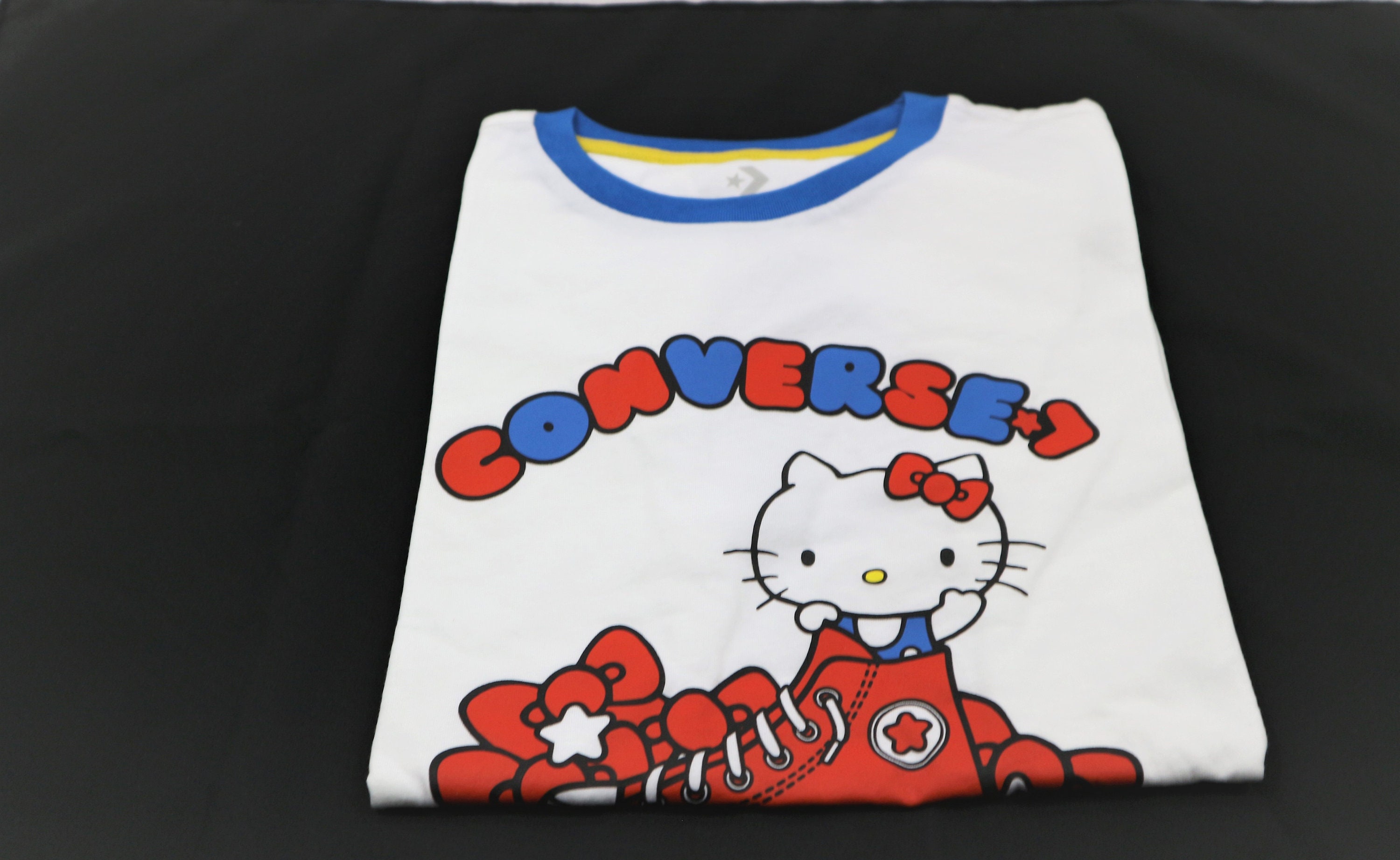 Hello Kitty Converse T Shirt Medium White Etsy Canada