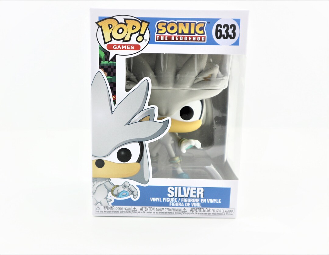 Sonic the Hedgehog 30th Silver Pop Action Figure 633 