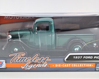 1937 Ford Pick-up Truck Die-Cast 1:24 Modellauto Grün