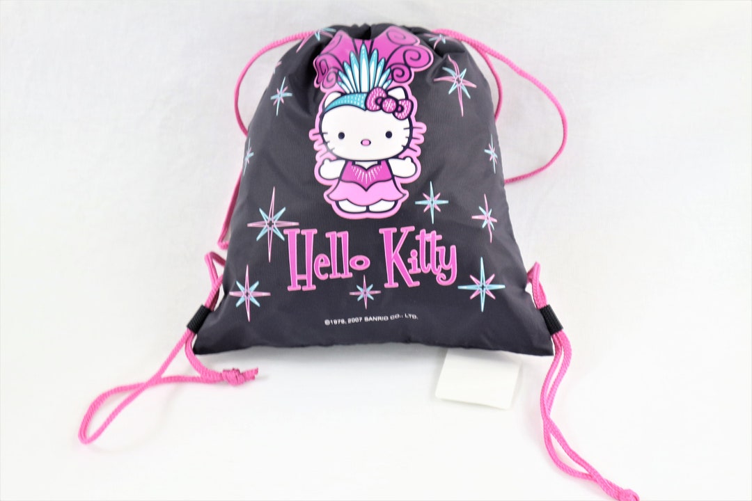 Hello Kitty Drawstring Backpack Etsy