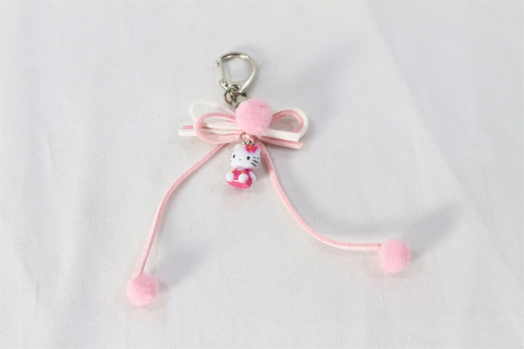 Hello Kitty Key Ring Charms - Etsy