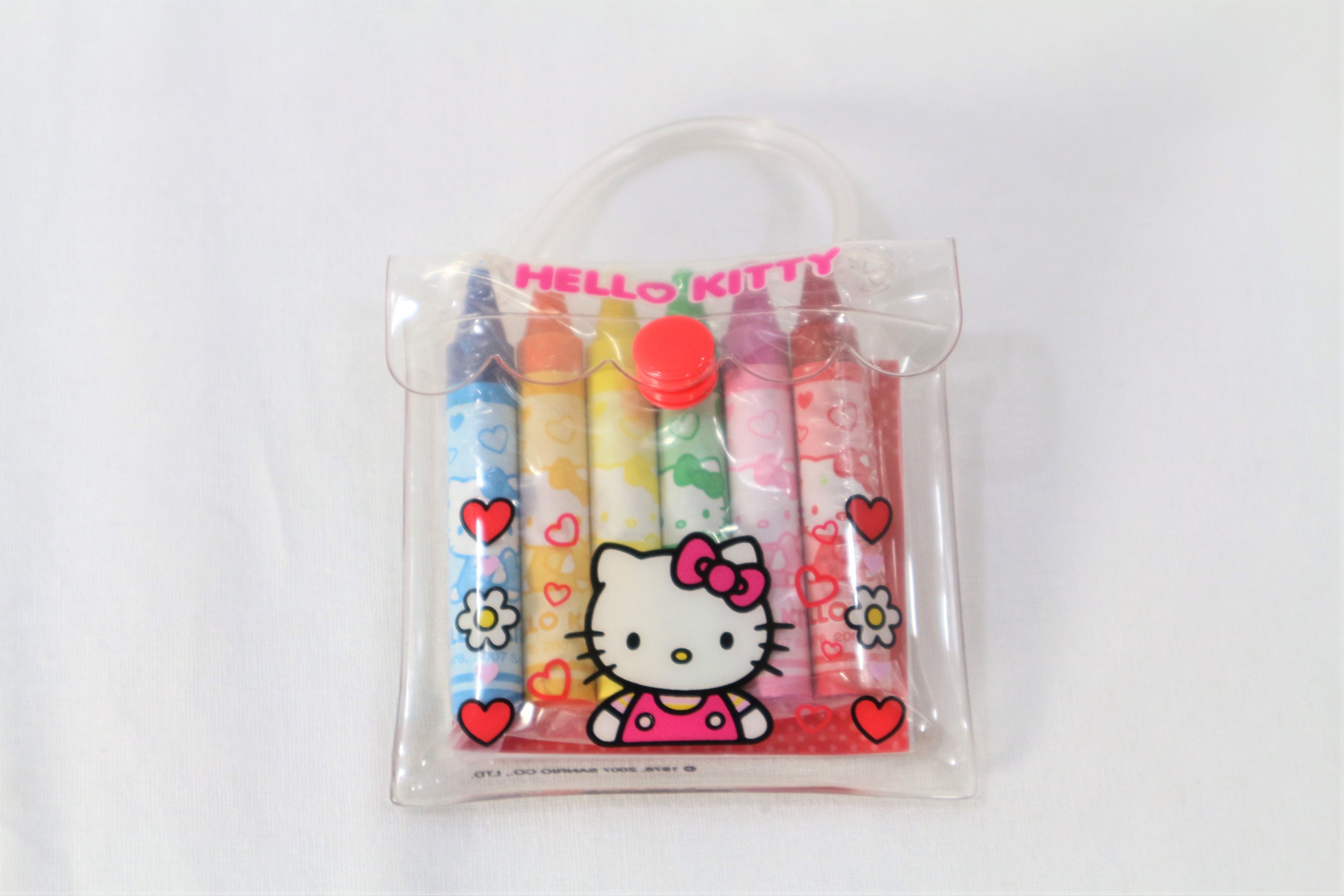 Hello Kitty Mini Crayon Set 6 Colors With Mini Sketchbook Etsy