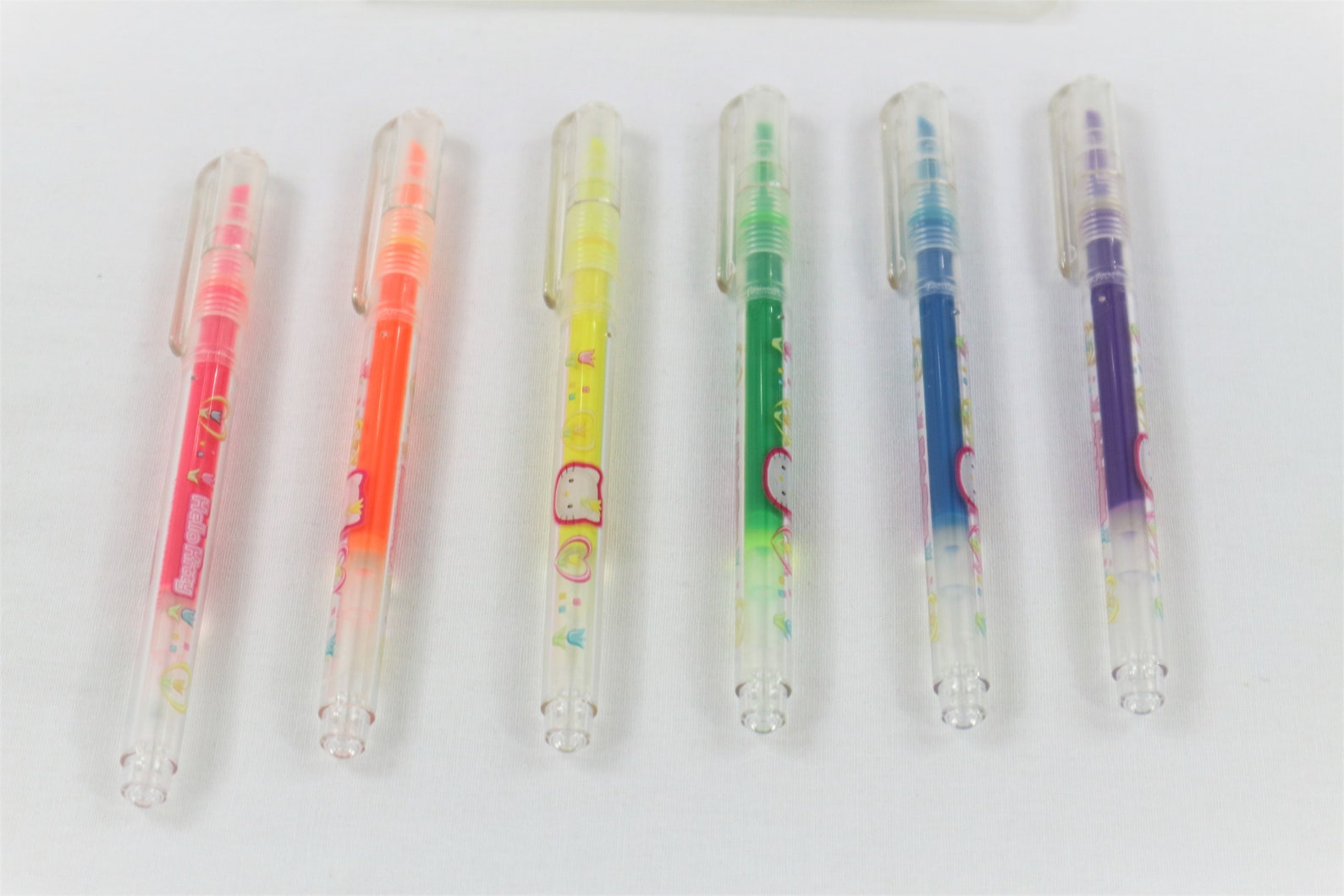 Hello Kitty Highlighters 6 Colors Etsy
