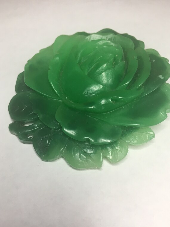 Bakelite Rose Brooch