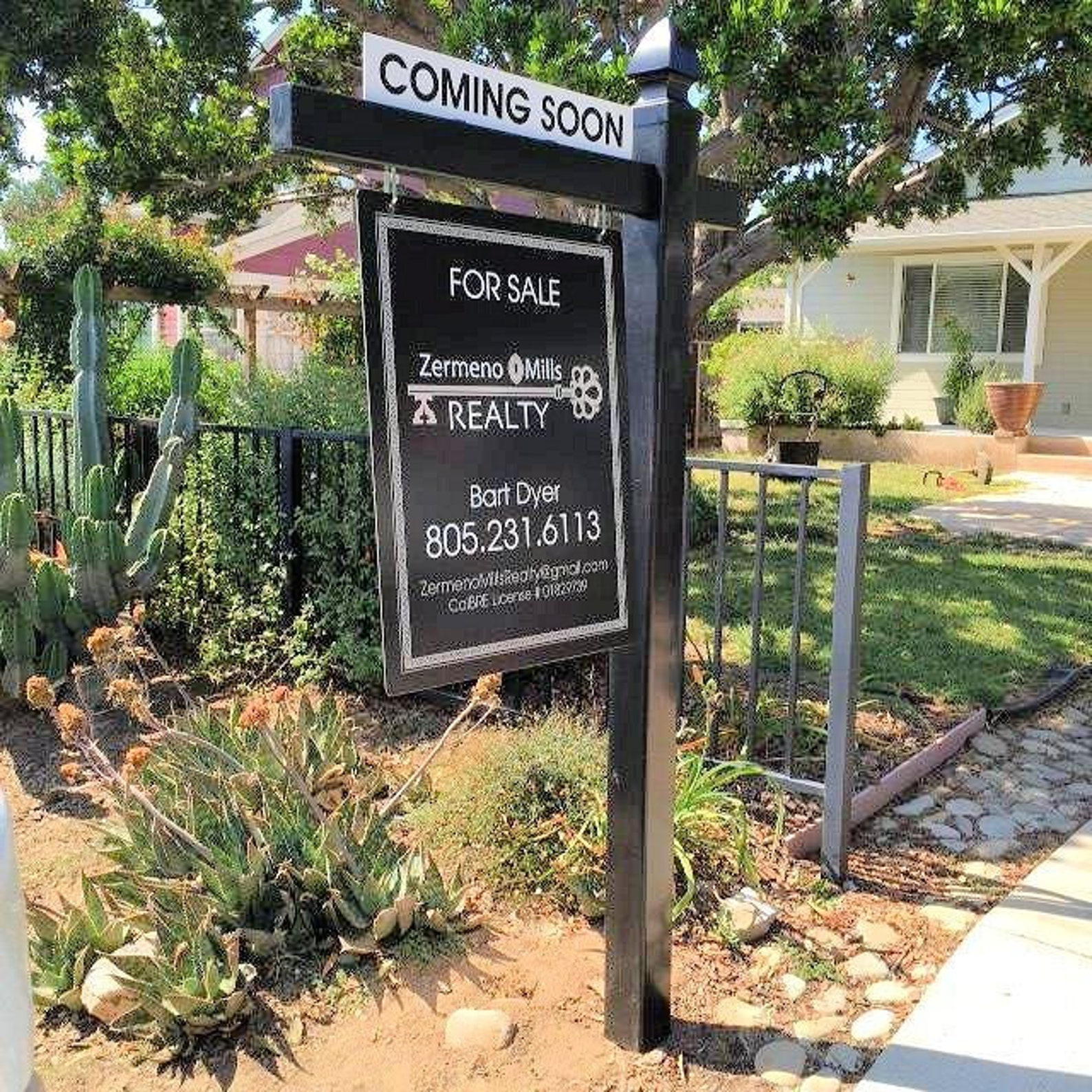 EZee Post Vinyl PVC Real Estate Yard Sign Post Black Etsy