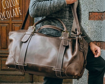 Leather duffle bag,Overnight bag for men,Weekender bag,Duffle bag men,Weekender bag women,Custom duffle bag,Mens weekender bag,Travel gift