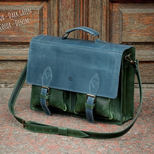 Bolso bandolera de piel, bolso para portátil de piel con grabado láser, maletín de piel, bolso para portátil personalizado, bolso de piel para hombre, bolso tipo cartera