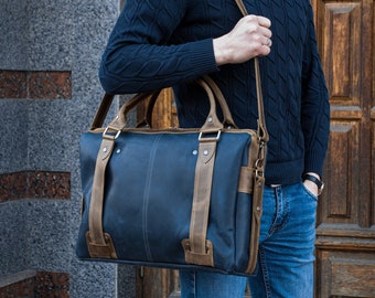 Laptop bag, Leather bag men,  Leather laptop bag, Leather satchel, Leather bag, Leather briefcase, Mens laptop bag, Leather messenger bag