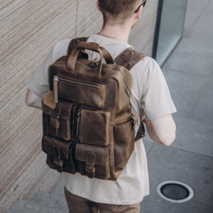 Louis's Backpack Designer Luxury Women Men Large Travel Handbag