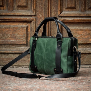 Bolso de mensajero de piel, Maletín de piel, Bolso de hombro para hombre, Maletín para hombre, Bolso para portátil para mujer, Bolso para portátil, Bolso tipo cartera, Bolso de piel para portátil,