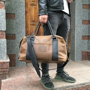 Leather weekender bag, Weekend bag, Overnight bag for men, Weekender bag men, Weekender bag, Duffle bag, Overnight bag, Duffle bag women