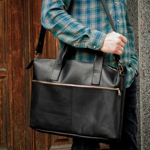 Leather laptop bag,Briefcase men,Leather handbag,Teacher bag,Briefcase,Laptop Bag,Shoulder bag,Leather handbags,Messenger bag,Handmade bag image 8