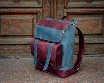 Lederrucksack, Laptop-Rucksack, Reise-Rucksack, College-Rucksack, Lederrucksack Männer, Männer Lederrucksack, Kamera-Rucksack, Kunst-Rucksack