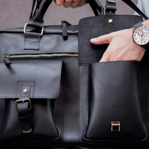 Personalisierte Leder Messenger Bag für Männer, handgefertigte Laptop Aktentasche, Vintage Büro Schultertasche, Arbeit Handtasche Geschenk Bild 6