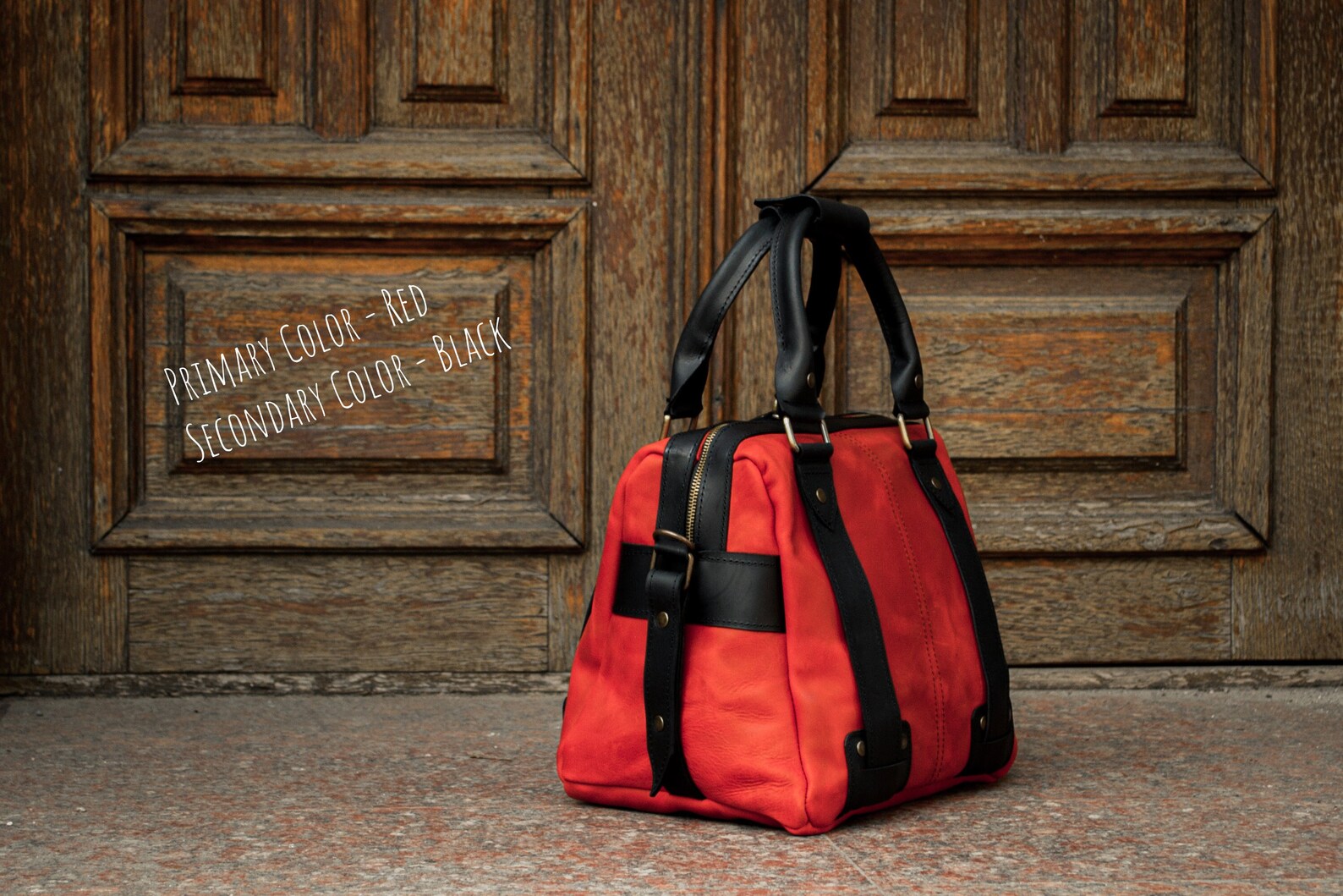 Leather Duffle Bag Women Work Bag Women Tote Women Messenger Etsy