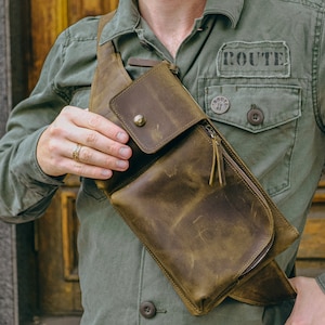 Leder Gürteltasche, personalisierte Gürteltasche, Leder Bauchtasche, Leder Gürteltasche, Leder Gürteltasche für Männer, Leder Gürteltasche Geschenk für Ihn