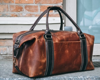 Leather duffle bag Weekender bag men Travel bag for men Duffel bag Gym bag Duffle bag Personalized duffle Overnight bag Custom duffle bag