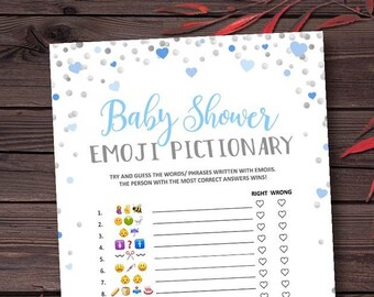 Blue Baby Shower Etsy Blue Baby Shower Etsy