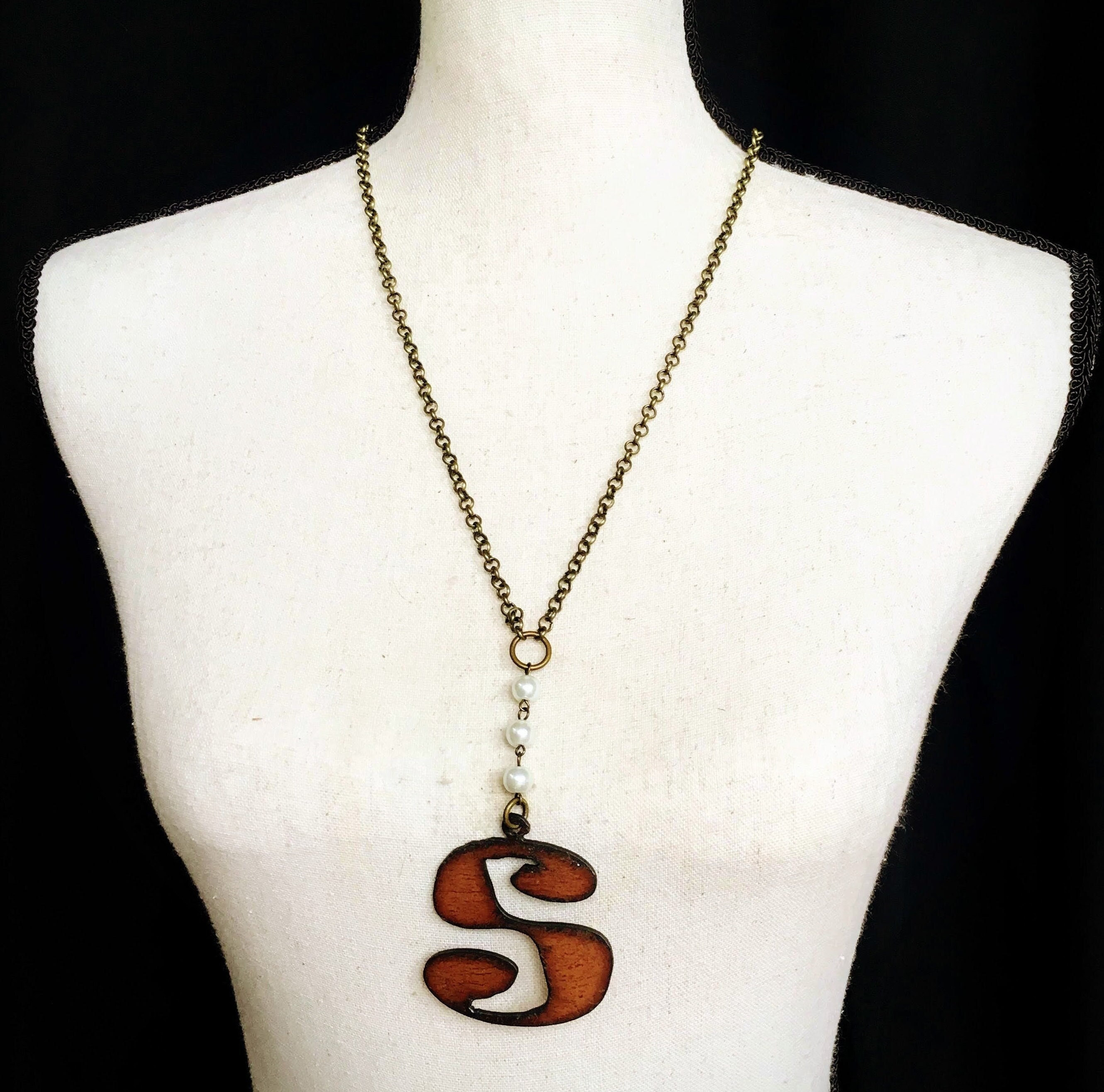 Double Initial Original Lowercase Charm Necklace – Shop Susan