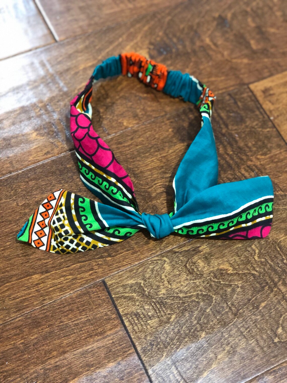 ankara ruffle headband