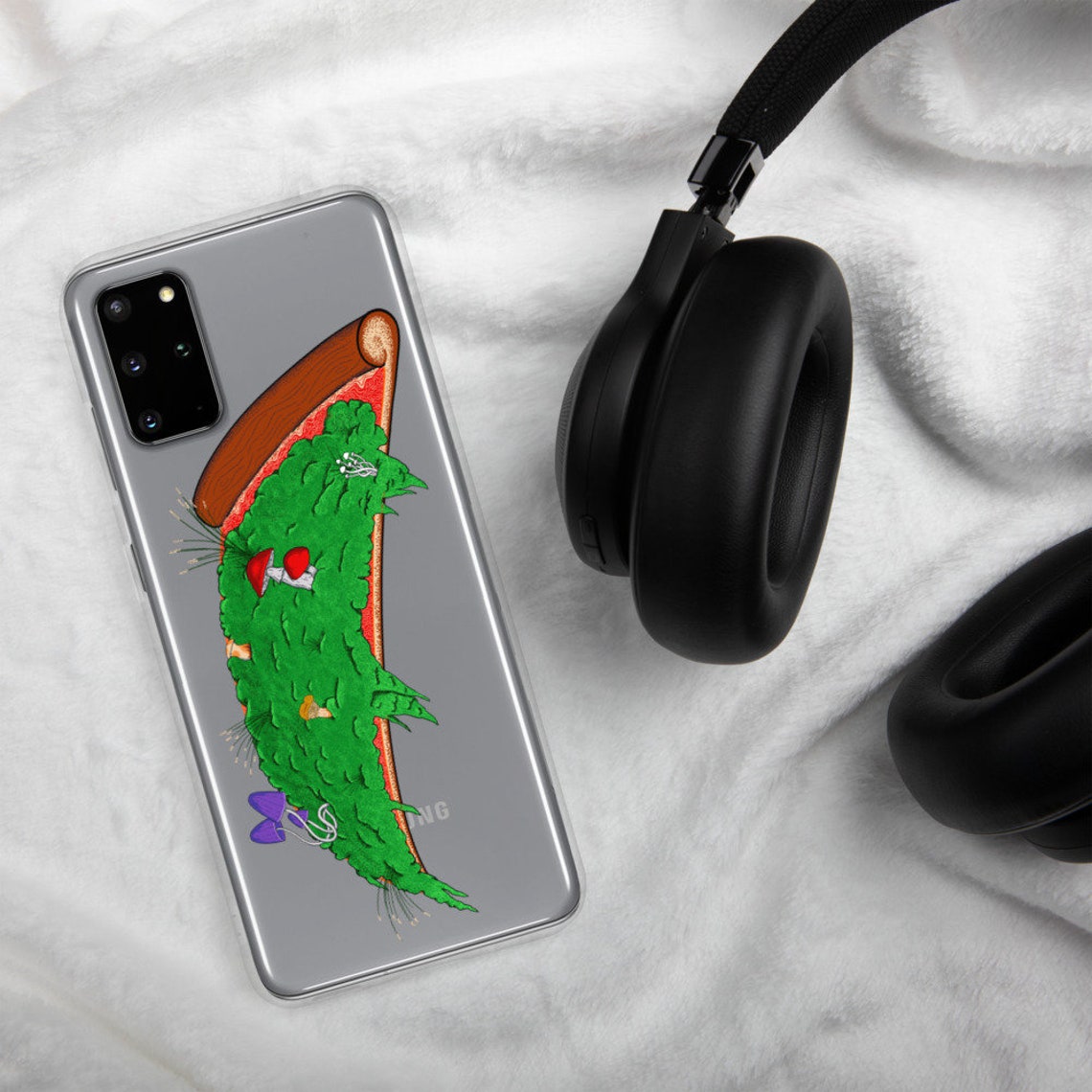 Moss and Mushroom Pizza Samsung Case Moss and Mushroom Pizza Etsy
