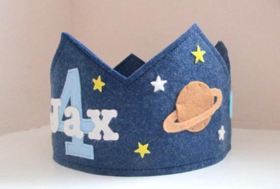 Space Crown Solar System Space Party Hat Space Party Decor Jupiter Saturn Mars