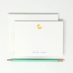 Rubber Duck // Baby // High Quality // 12 Note Cards // Thank You Notes // Stationary // Stationery