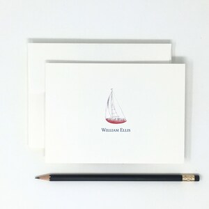 Note Cards // Sailboat // High Quality // 12 Note Cards // Thank You Notes // Nautical // Stationery