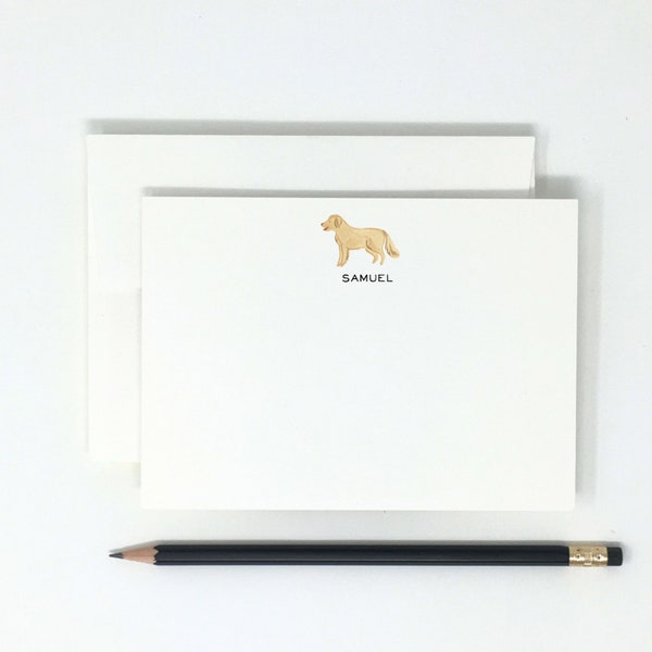 Dog Stationery // Golden Retriever // High Quality // 12 Note Cards // Gifts for Her // Gifts for Him // Dogs