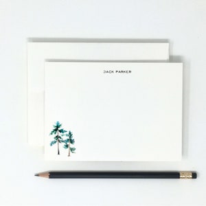 Personalized // Trees // Wilderness // Outdoors // High Quality // 12 Note Cards // Thank You Notes // Stationary