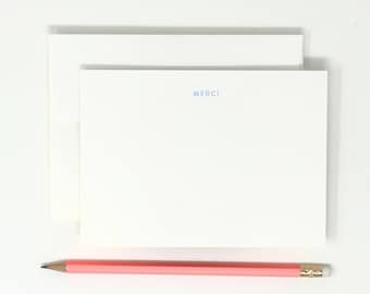 Personalized // Merci // High Quality // Simple Notes // Thank you