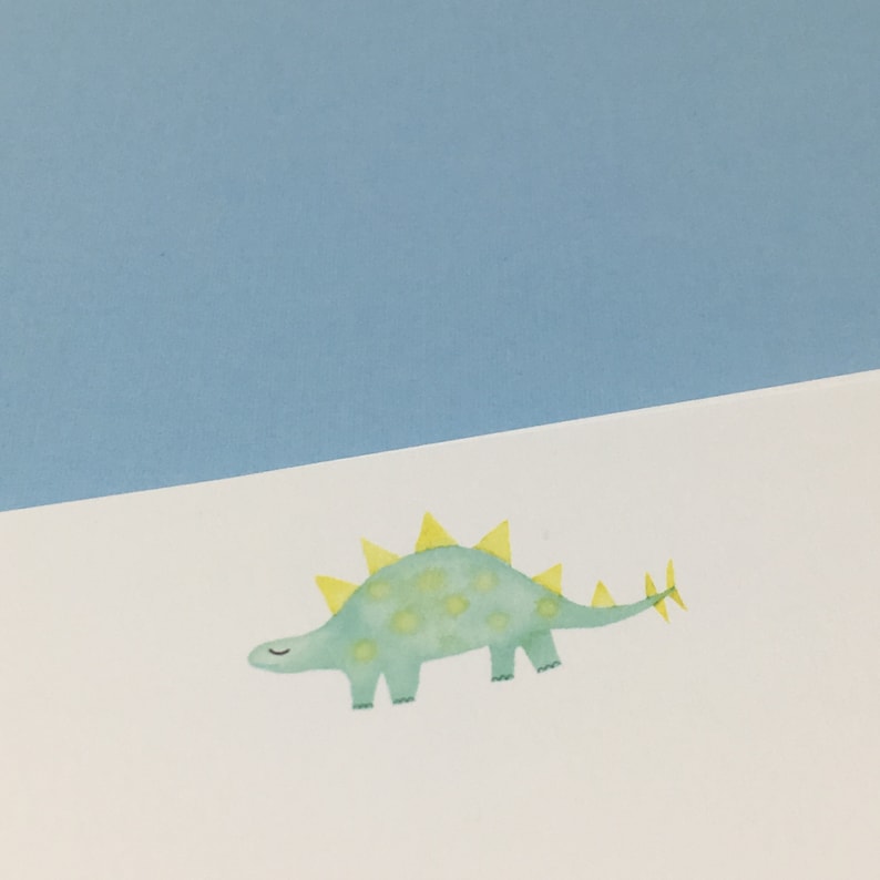 Note Cards Dinosaur Kids High Quality 12 Note Cards Thank You Notes Dinos Stationary For Kids