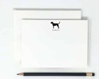 Note Cards // Black Lab Silhouette // High Quality // 12 Note Cards // Gifts for Her // Gifts for Him // Dogs // Stationary // Stationery